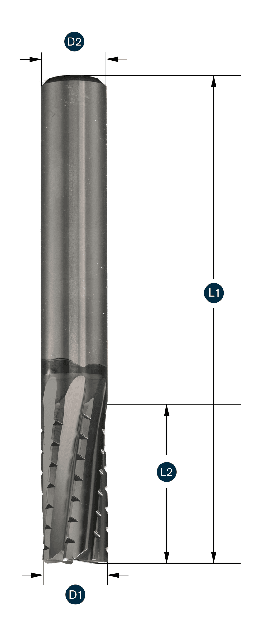 HEXA CUT®- FRÄSER Z7 rechtsdrall - ziehend