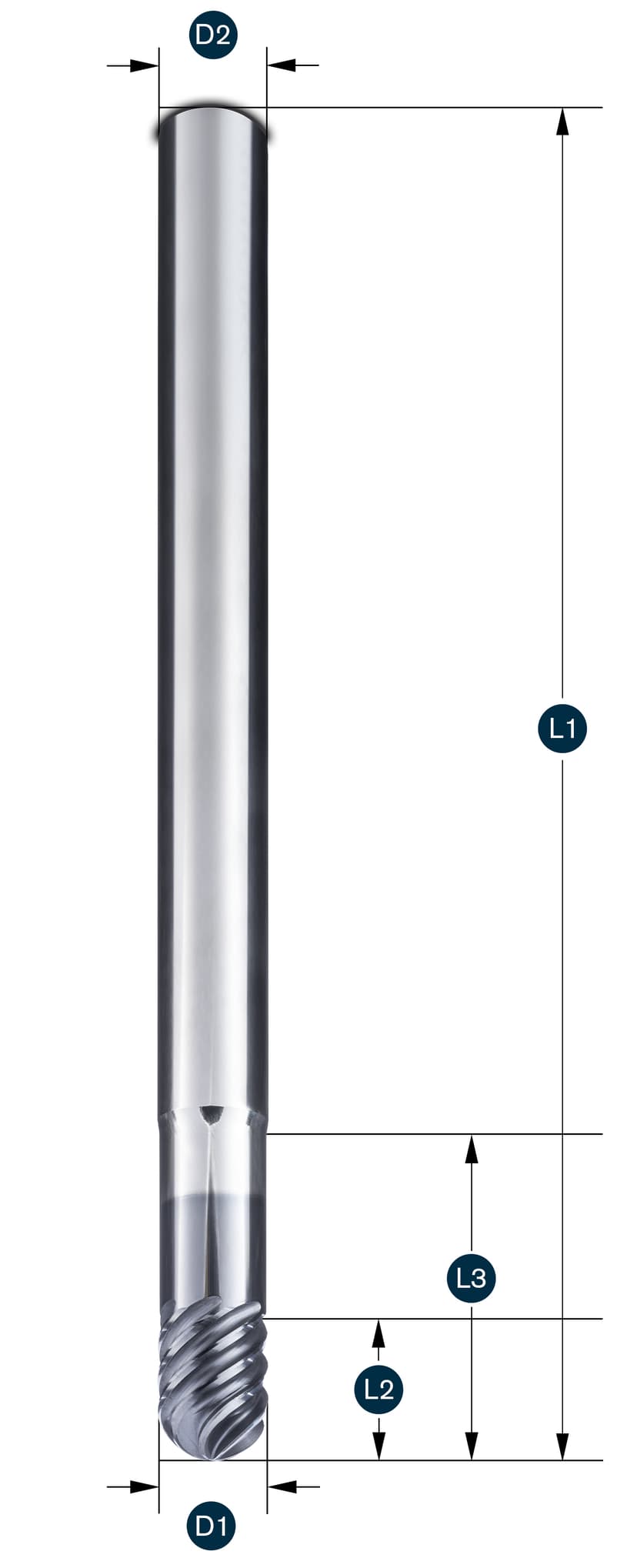 Schlichtfräser Z5 / Z9 zur Hartbearbeitung bis 72 HRC